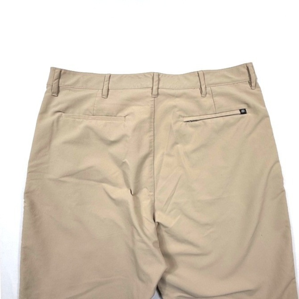 Banana Republic Core Temp Chino Pants Khaki Tan Stretch Performance Mens 38x32 - Picture 3 of 6